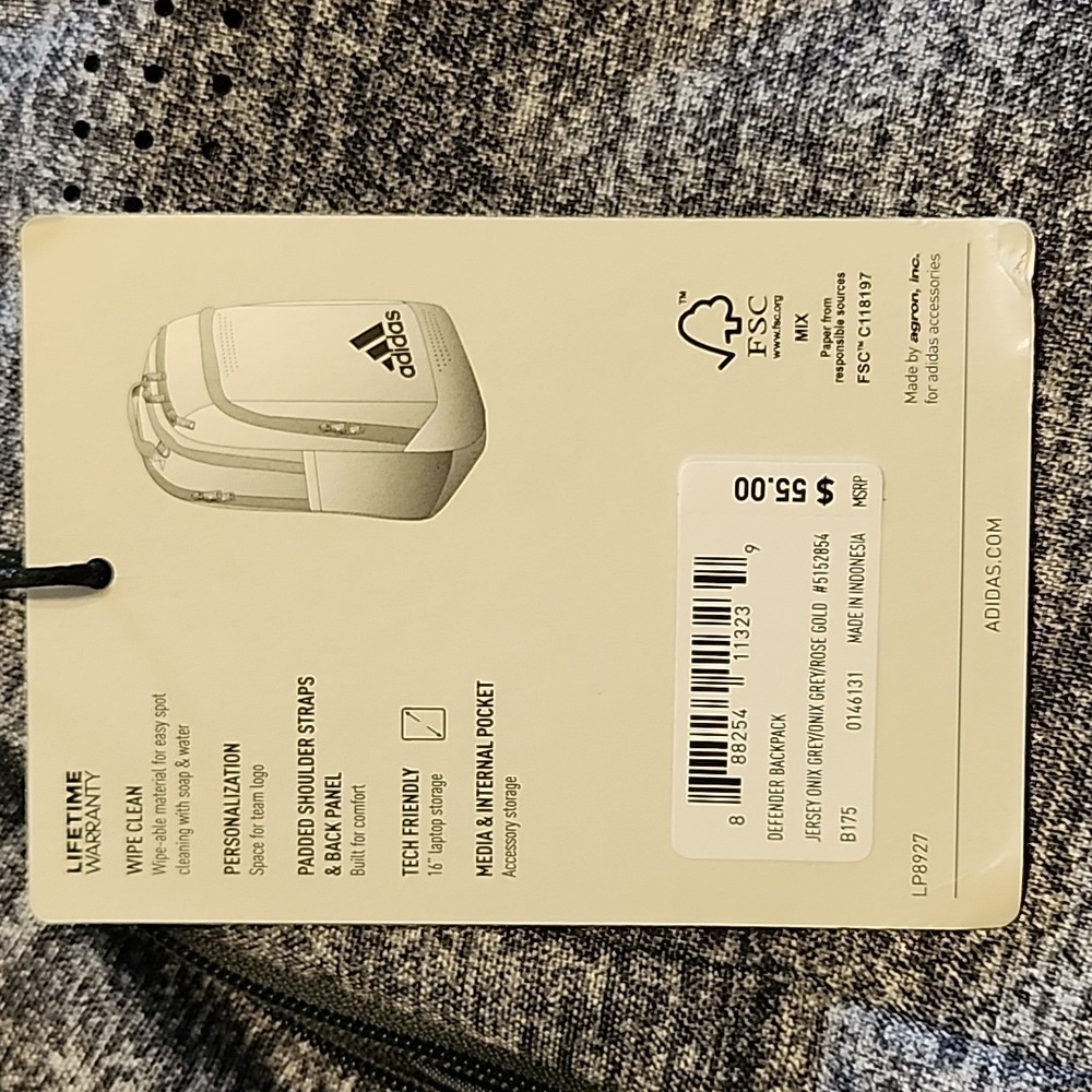 Adidas 'Defender' Backpack - Picture 10 of 10